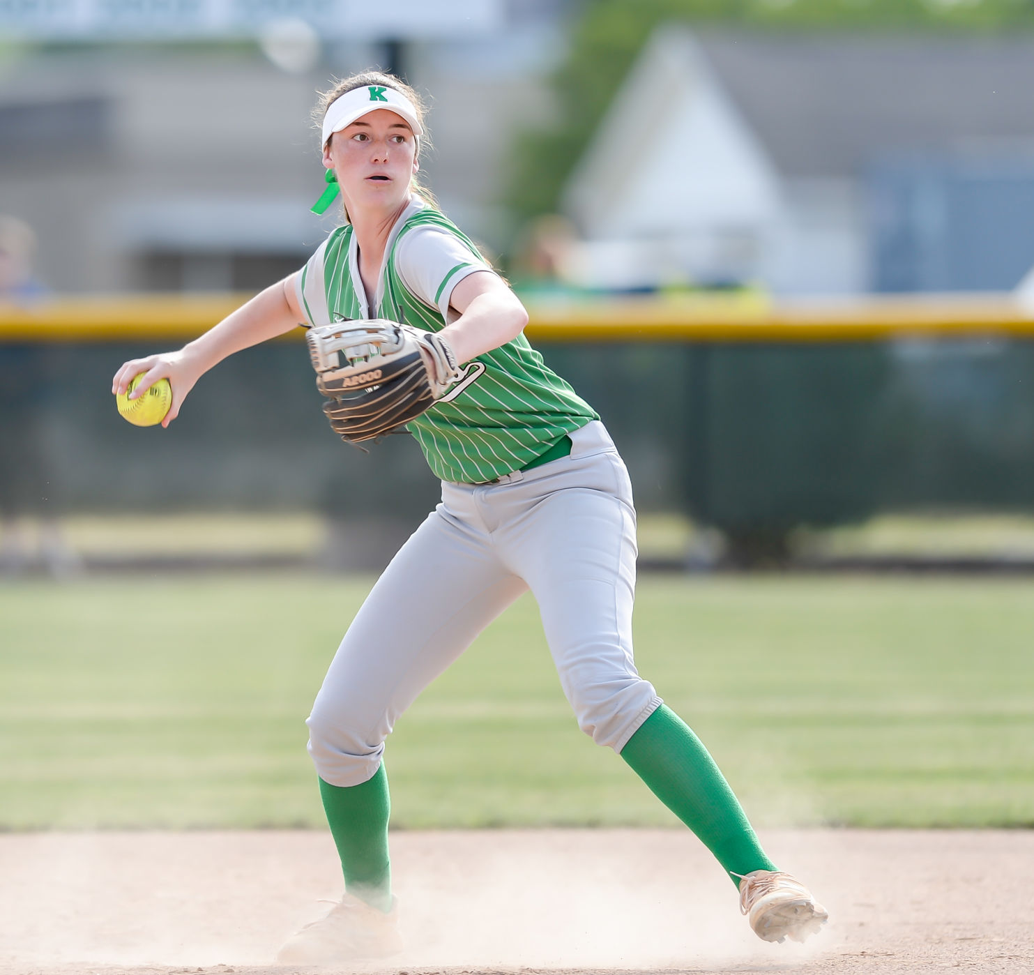 Friday night softball action